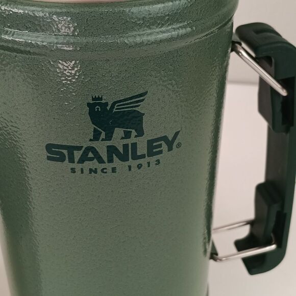 Stanley Vacuum insulated green stainless steel hot cold wide mouth cup/bottle - Picture 7 of 9